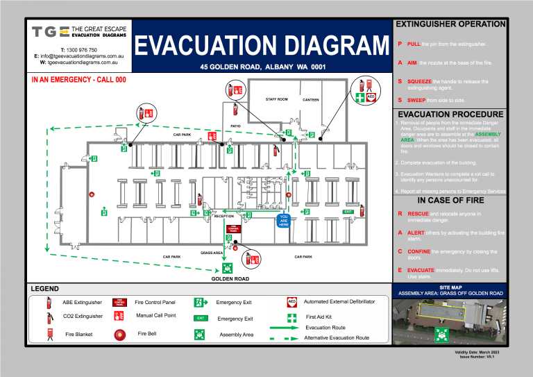 Sunshine Coast Evacuation Diagrams - The Great Escape